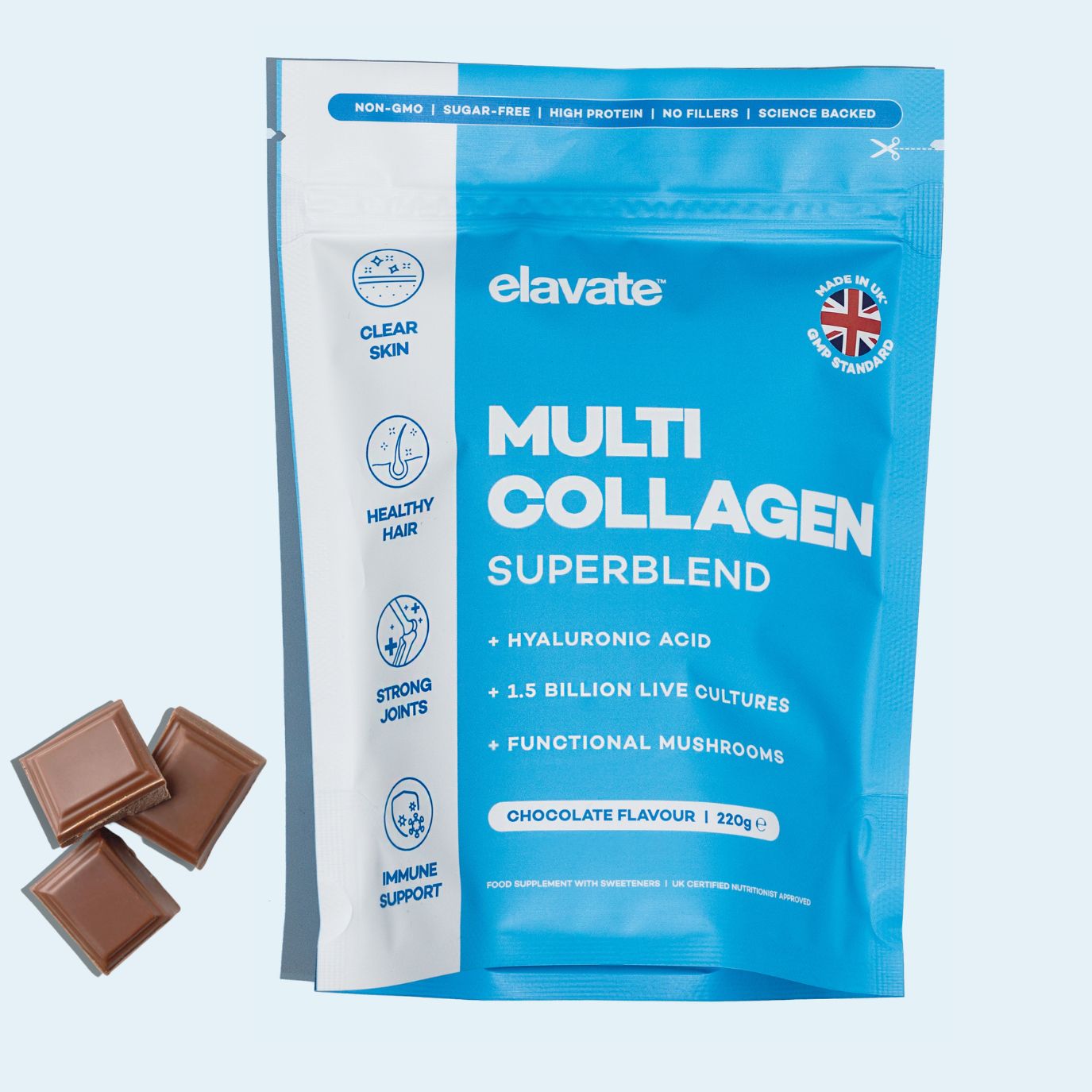 Elavate Chocolate Multi Collagen bag